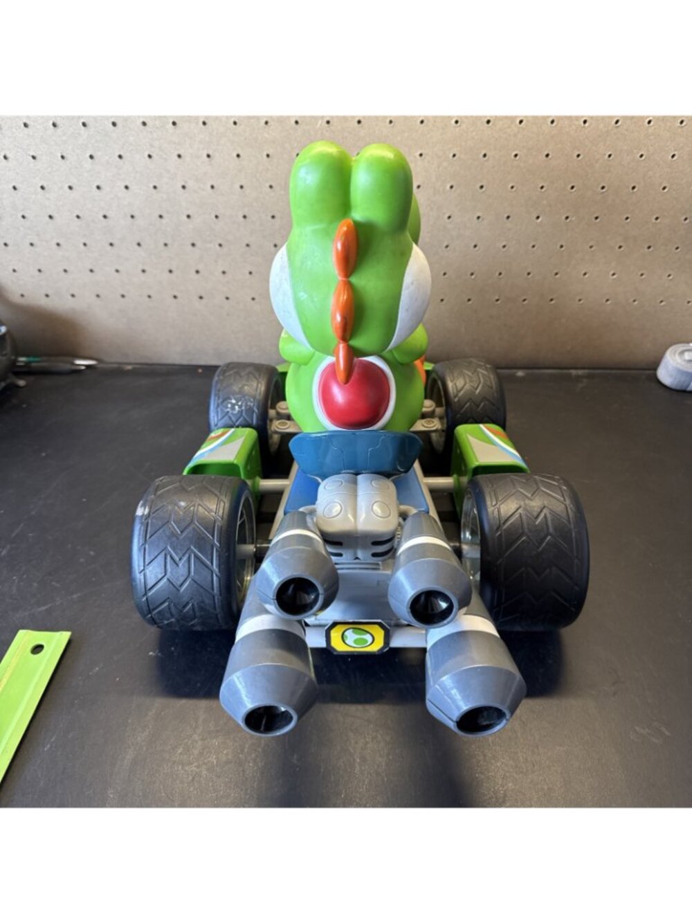 Mario Kart Wii Radio Control RC Car Yoshi Kart Large Size 17" RARE NO REMOTE - Picture 5 of 11